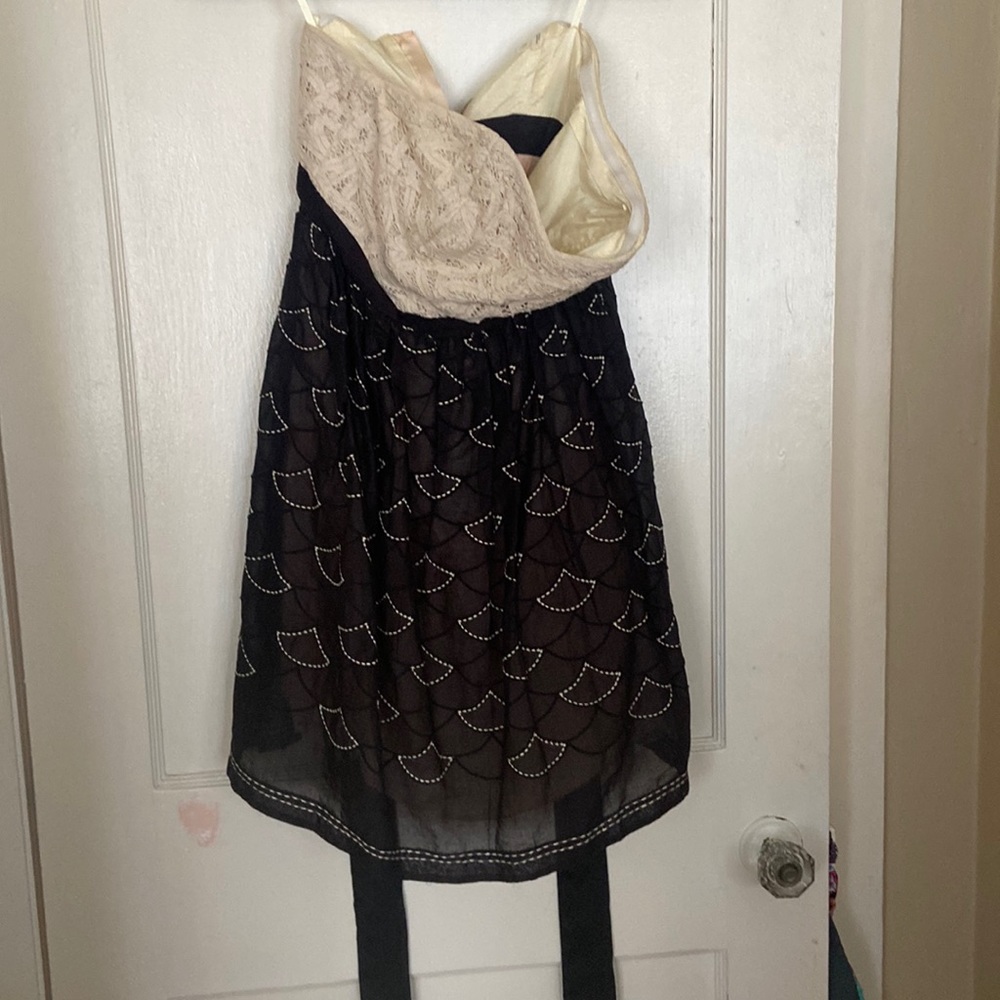 Anthropologie strapless dress